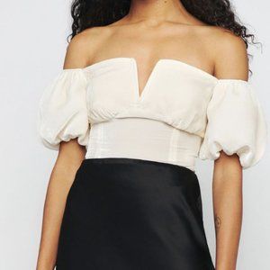 Reformation Amina Velvet Top - Size 6 - NWT